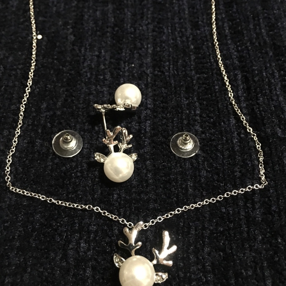 🔥deer set included earrings and necklace gift set - Picture 4 of 8